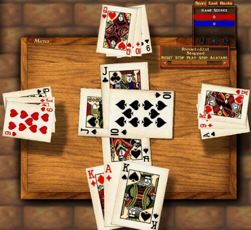 The three trump,two suited euchre hand. Image 3