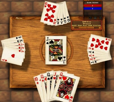 Advanced Euchre hand Page 4 example-6 